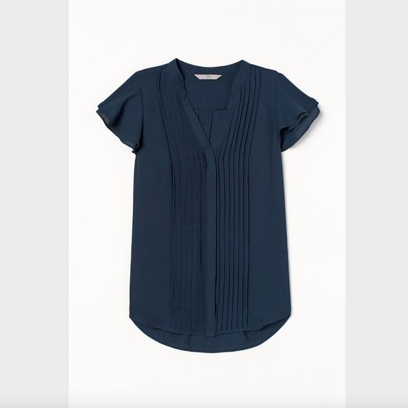 H&M Pin-tuck blouse - Picture 1 of 10